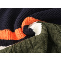 Latest Design Unisex Pattern Jacquard Knitwear Custom Knitted Top sweater